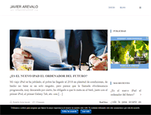 Tablet Screenshot of javierarevalo.com